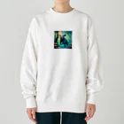 ノアマイケルのかわいい！！かわうそのグッズです。 Heavyweight Crew Neck Sweatshirt