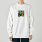 Taiwan_CreatorのTiger Heavyweight Crew Neck Sweatshirt