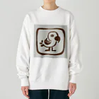 ikubohのナスカの地上絵「オウム」インスパイア05 Heavyweight Crew Neck Sweatshirt