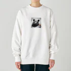 Toro Rosso Shopのえんぴつ絵の熊のグッツ Heavyweight Crew Neck Sweatshirt