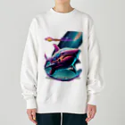 RISE　CEED【オリジナルブランドSHOP】のサメ型宇宙船の奇想天外 Heavyweight Crew Neck Sweatshirt