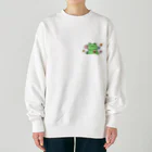 笑顔と笑顔の架け橋🌈の愛と癒しのかえるくん Heavyweight Crew Neck Sweatshirt