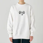 caoの店の筋トレ中 Heavyweight Crew Neck Sweatshirt