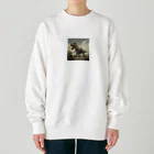 Ryuu_0925の迫力ある恐竜 Heavyweight Crew Neck Sweatshirt