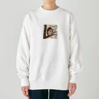 和み庵の大好きモモンガ Heavyweight Crew Neck Sweatshirt