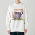 asukaのかわいいにゃんこ Heavyweight Crew Neck Sweatshirt