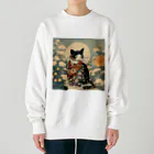 NECOSUIの花魅猫 Heavyweight Crew Neck Sweatshirt