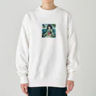 the blue seasonの大沢 あや（おおさわ あや） Heavyweight Crew Neck Sweatshirt