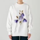 Atelier Petrichor Forestのキキョウ Chinese bellflower ヘビーウェイトスウェット