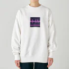 mustyのかっこいい心電図波形 Heavyweight Crew Neck Sweatshirt