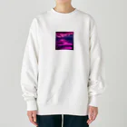 YoMiTの有名な観光スポットをイメージした画像：パタゴニア（アルゼンチン、チリ） Heavyweight Crew Neck Sweatshirt