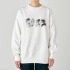 犬寺のあの日何処か食卓にて Heavyweight Crew Neck Sweatshirt