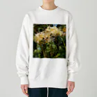 MMの白いひがん花 Heavyweight Crew Neck Sweatshirt