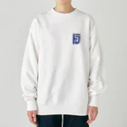 crayonerdのトラちゃん　背景付き Heavyweight Crew Neck Sweatshirt