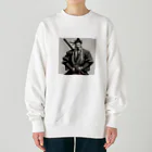 hyon1004のサラリーマン侍 Heavyweight Crew Neck Sweatshirt