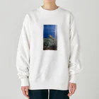 Makoto_Kawano Designの笑うトカゲ Heavyweight Crew Neck Sweatshirt