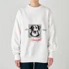 ワンダーワールド・ワンストップのDog　ペット好き③ Heavyweight Crew Neck Sweatshirt