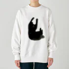 KuMu-music Shopのモノトーン猫 （urick.） Heavyweight Crew Neck Sweatshirt