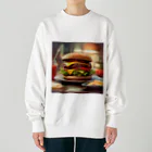 yusuke-kのハンバーガー Heavyweight Crew Neck Sweatshirt