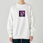 ワンダーワールド・ワンストップの90年代のコンピューター Heavyweight Crew Neck Sweatshirt