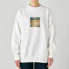 moribouの海岸線のイラストグッズ Heavyweight Crew Neck Sweatshirt