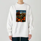 waffle2000のハロウィン風景 Heavyweight Crew Neck Sweatshirt