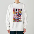 だるまかじーのみせの賑やかホ〜ロ〜 Heavyweight Crew Neck Sweatshirt