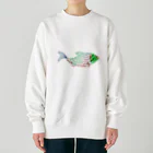 mumusの魚　water drop Heavyweight Crew Neck Sweatshirt