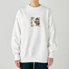 moriugのサックスハリネズミ Heavyweight Crew Neck Sweatshirt