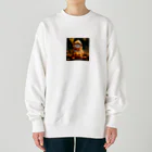 Catharinesのネコのハロウィン Heavyweight Crew Neck Sweatshirt