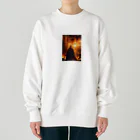 セントラルの炎のおじいさん Heavyweight Crew Neck Sweatshirt