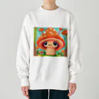 fukuzahのキノコちゃん Heavyweight Crew Neck Sweatshirt