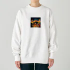 mudouの焚火を囲んで和む Heavyweight Crew Neck Sweatshirt