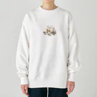 tsuncoの和風な茶器のミニマルデザイン Heavyweight Crew Neck Sweatshirt