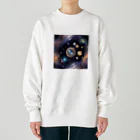 hidema-ruのスターガゼイング・コレクション Heavyweight Crew Neck Sweatshirt