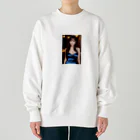 AI Lucy(ルーシー)の青いドレス美人 Heavyweight Crew Neck Sweatshirt