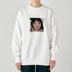 あずさの変顔？ Heavyweight Crew Neck Sweatshirt