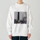 ゾウの塔と少女 Heavyweight Crew Neck Sweatshirt