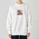 かわいいグッズのかわいい恐竜のグッズ Heavyweight Crew Neck Sweatshirt