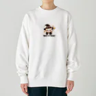 yusaki55maikingのハロウィンのクマウィン Heavyweight Crew Neck Sweatshirt