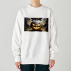 Shihiroの白いジャックオーランタン Heavyweight Crew Neck Sweatshirt