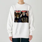 Yamapのヴェネチアのカーニバルの美しい仮面 Heavyweight Crew Neck Sweatshirt