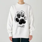 WebArtsの肉球をモチーフにしたオリジナルブランド「nikuQ」（犬タイプ）です Heavyweight Crew Neck Sweatshirt