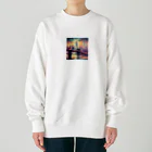 wloop01のニューヨークの幻想的風景のグッツ Heavyweight Crew Neck Sweatshirt