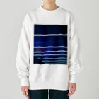 水草のおしゃれ抽象画 Heavyweight Crew Neck Sweatshirt