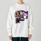 ロキのロキロキ団三輪車アバ雷炎ちゃん Heavyweight Crew Neck Sweatshirt