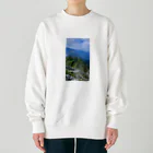 horror_nou13の西穂高岳からの眺め Heavyweight Crew Neck Sweatshirt