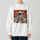 宇宙開発デザイン科のスペースクッキング 寿司編 Heavyweight Crew Neck Sweatshirt