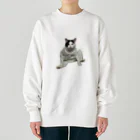 ネコノートショップ（neco-note shop）のフキ（こにゃくと） Heavyweight Crew Neck Sweatshirt