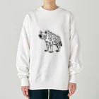 すずきいくやのハイエナの笑声 Heavyweight Crew Neck Sweatshirt